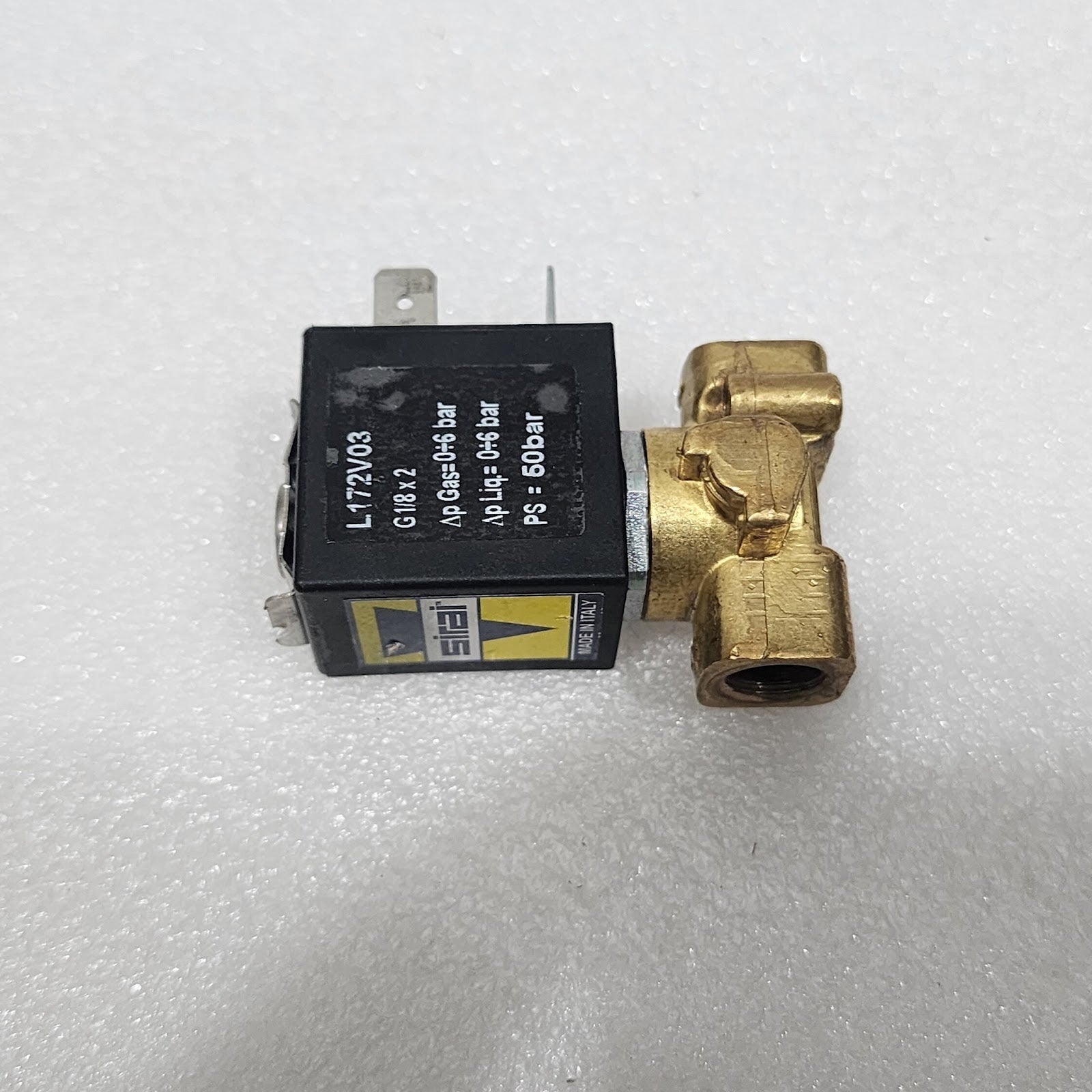 SIRAI L172V03 SOLENOID VALVE G 1/8X2 50BAR 230V
