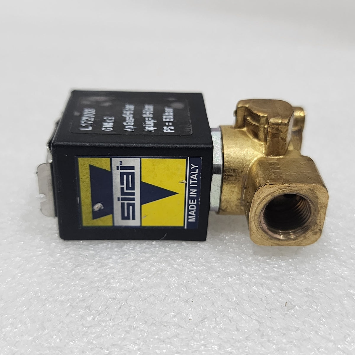 SIRAI L172V03 SOLENOID VALVE G 1/8X2 50BAR 230V
