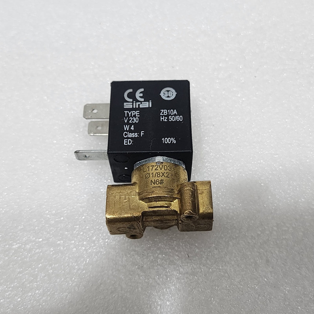 SIRAI L172V03 SOLENOID VALVE G 1/8X2 50BAR 230V