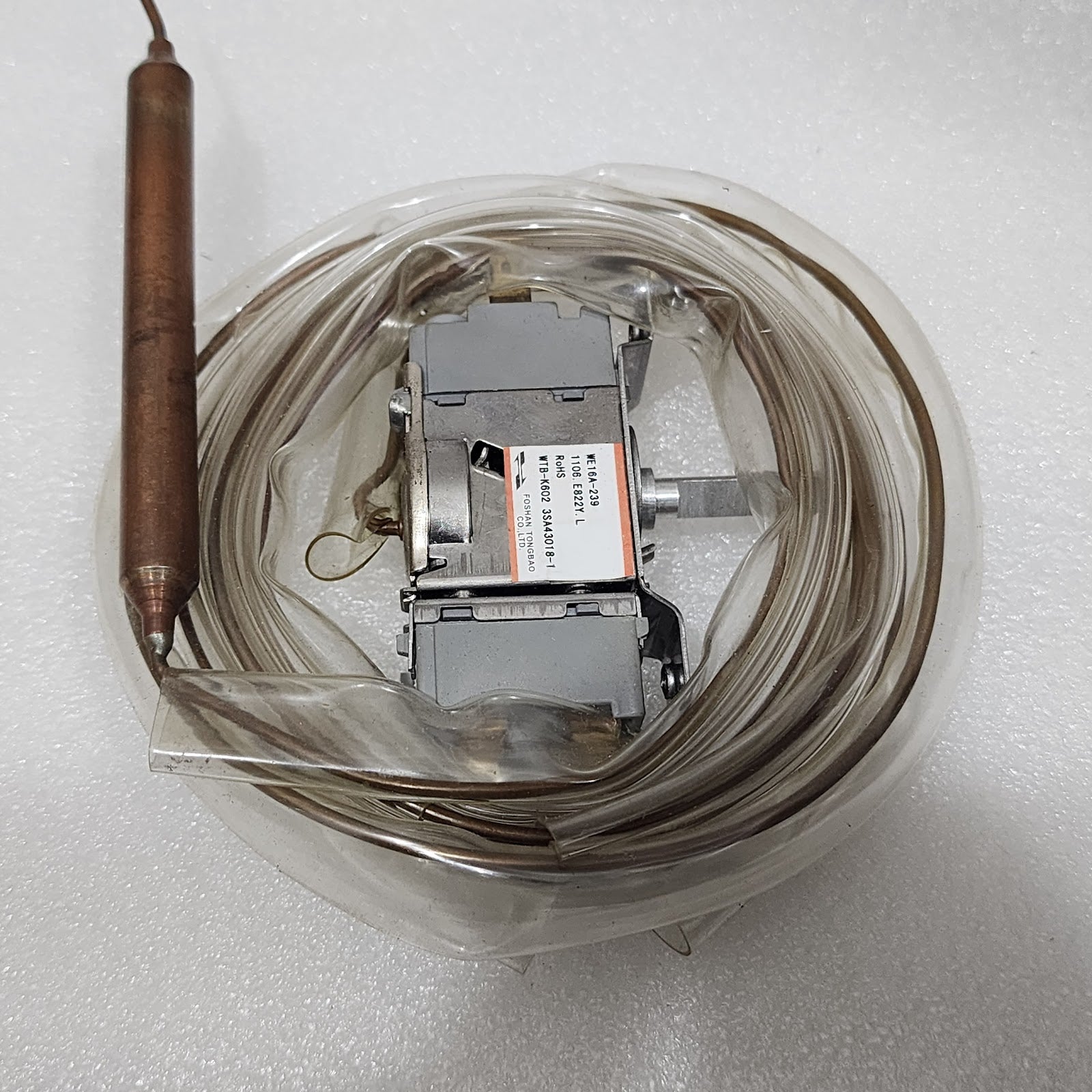 FOSHAN TONGBAO WE16A-239 THERMISTOR SWITCH 1106.E822Y.L WTB-K602 3SA43018-1
