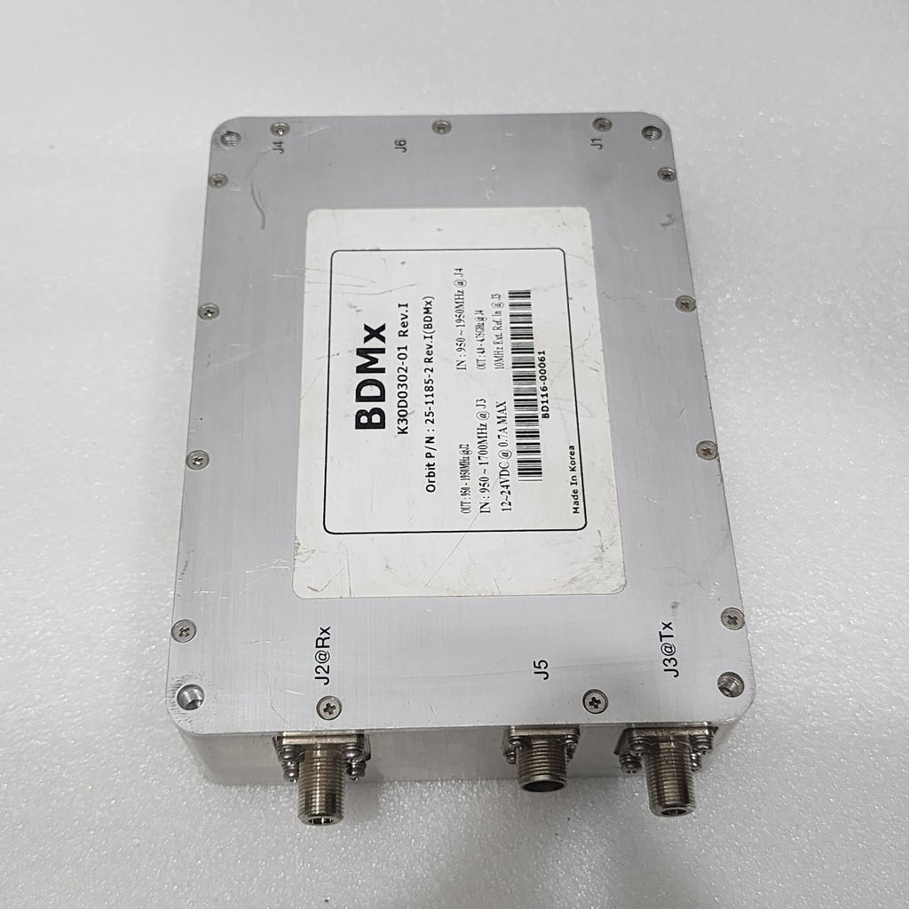 BDMX K30D0302-01 REV I ORBIT 25-1185-2