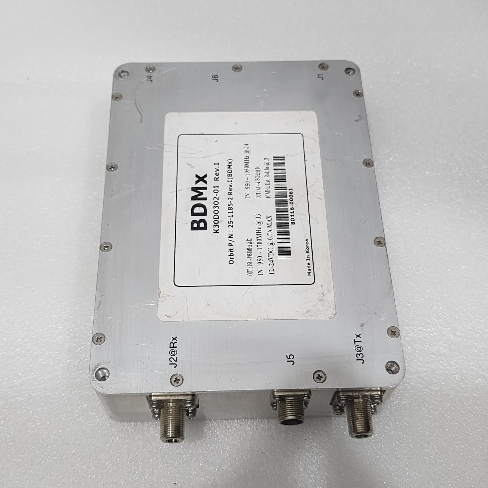 BDMX K30D0302-01 REV I ORBIT 25-1185-2