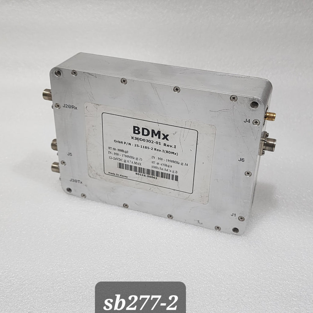 BDMX K30D0302-01 REV I ORBIT 25-1185-2