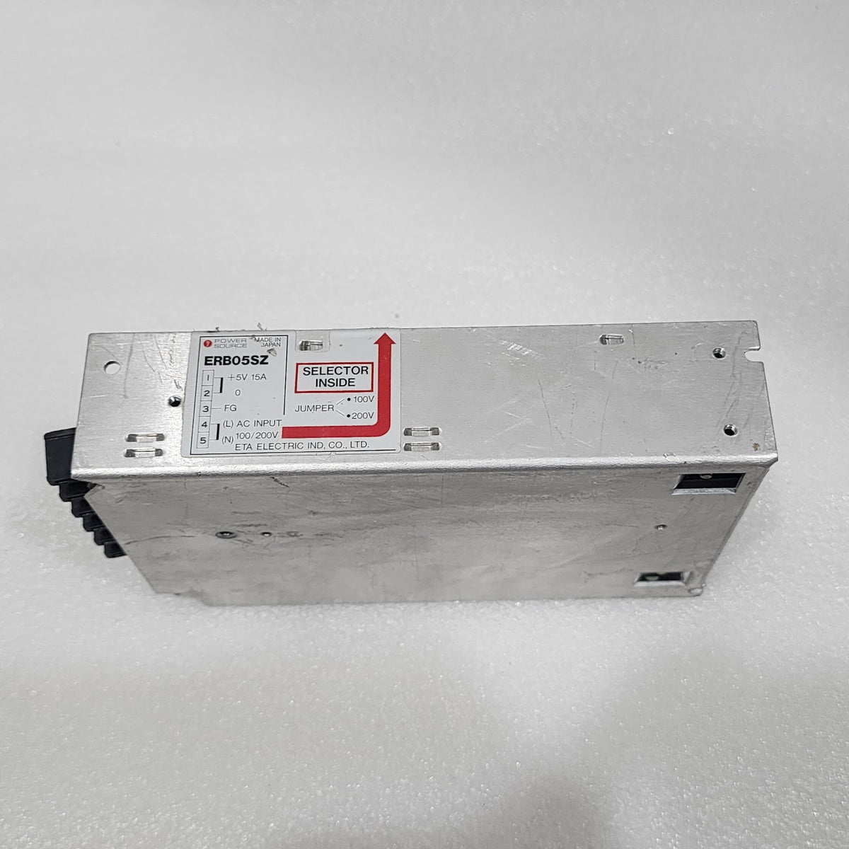 ETA ELECTRIC ERB05SZ POWER SUPPLY 5VDC 15A