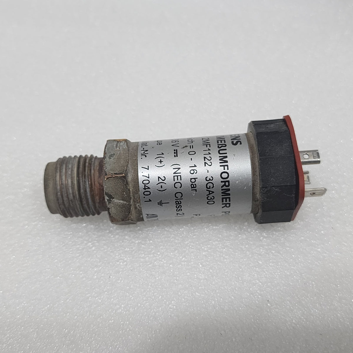 SIEMENS 2MF1122-3GA30 DRUCKMEBUMFORMER P62 PRESSURE SENSOR