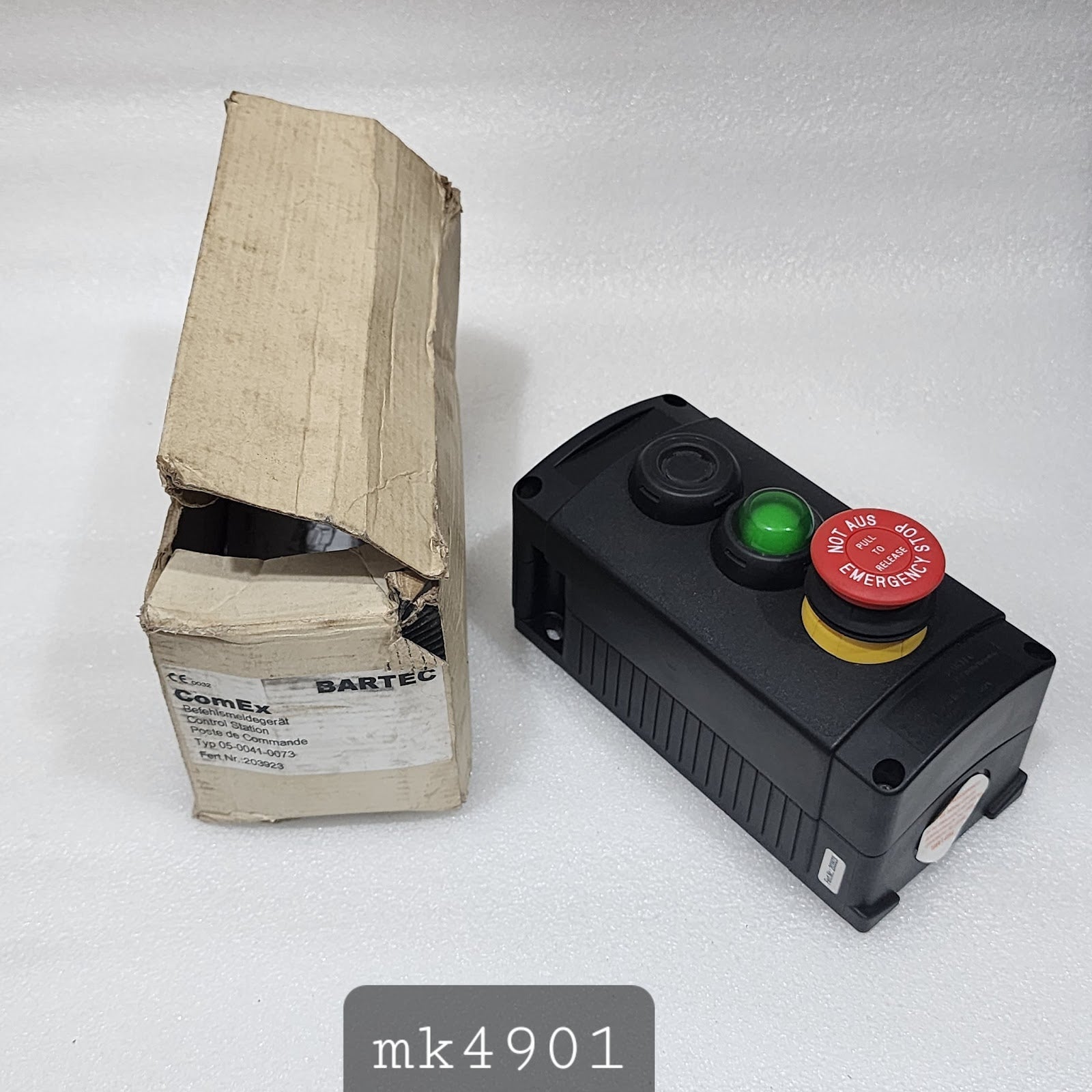 BARTEC 05-0041-0073 PUSH BUTTON CONTROL STATION 07-3513