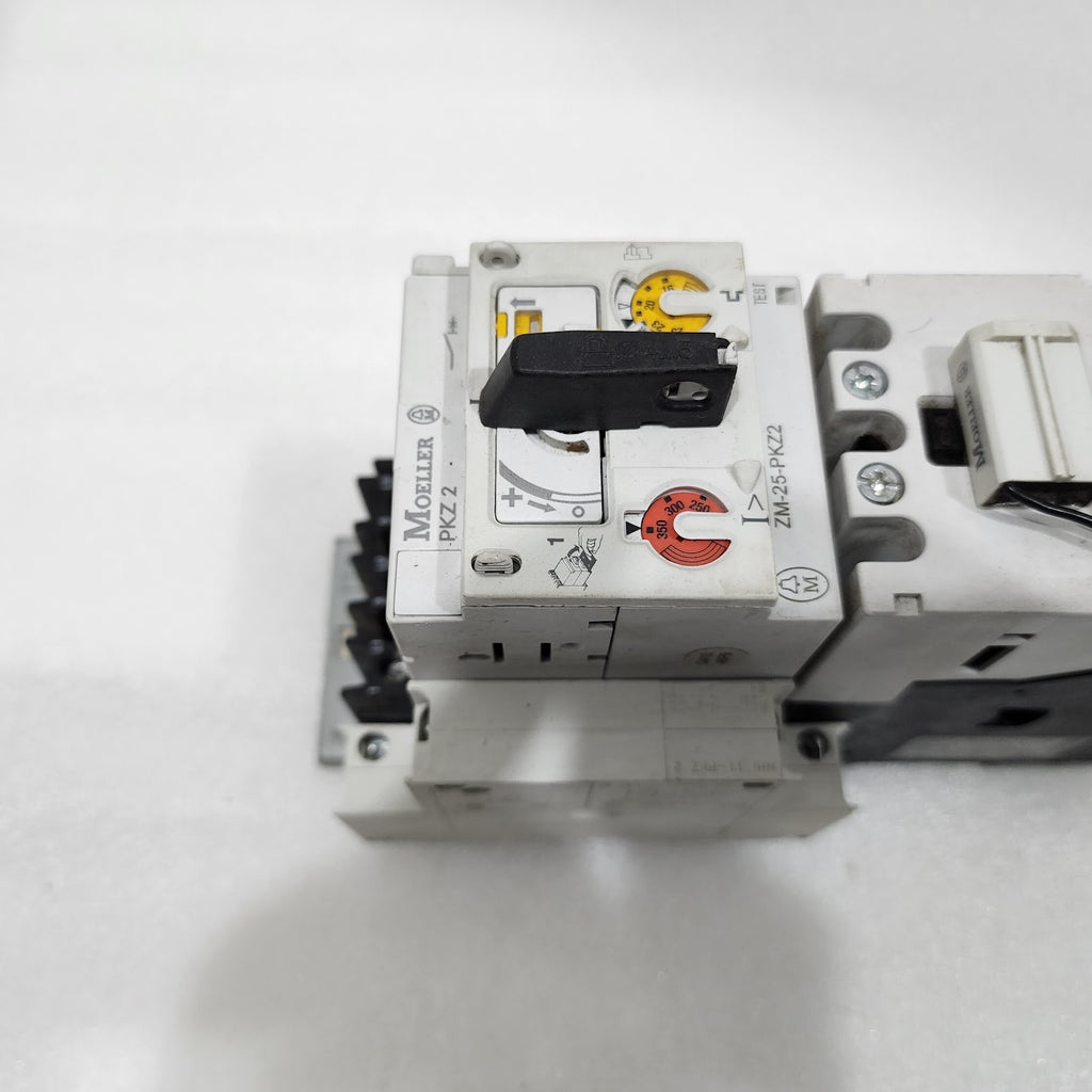 MOELLER ZM-25-PKZ2 MANUAL MOTOR PROTECTOR S-G-PKZ 2 HIGH CAPACITY CONTACT MODULE