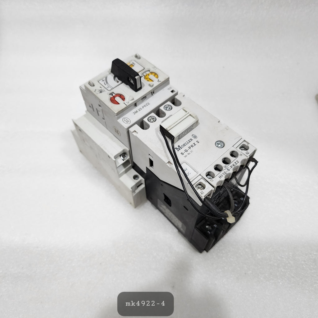 MOELLER ZM-25-PKZ2 MANUAL MOTOR PROTECTOR S-G-PKZ 2 HIGH CAPACITY CONTACT MODULE