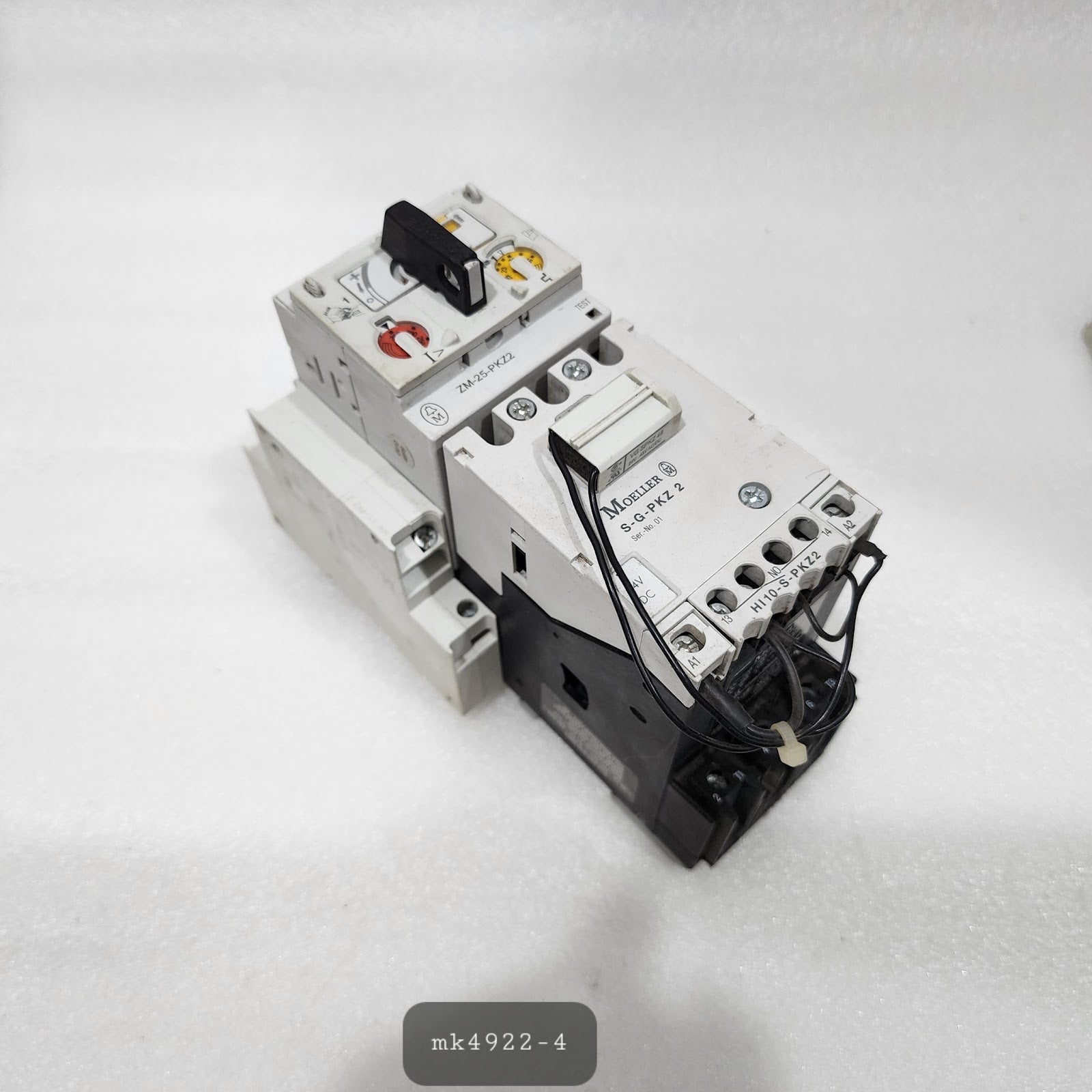 MOELLER ZM-25-PKZ2 MANUAL MOTOR PROTECTOR S-G-PKZ 2 HIGH CAPACITY CONTACT MODULE