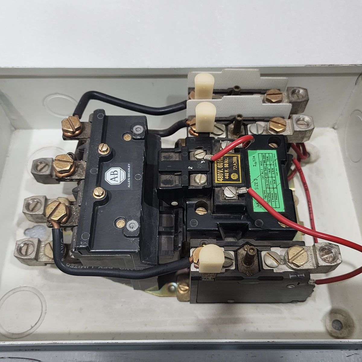 ALLEN BRADLEY CAT 709-CAB SER P MOTOR STARTER 40006-047-03 440-480V