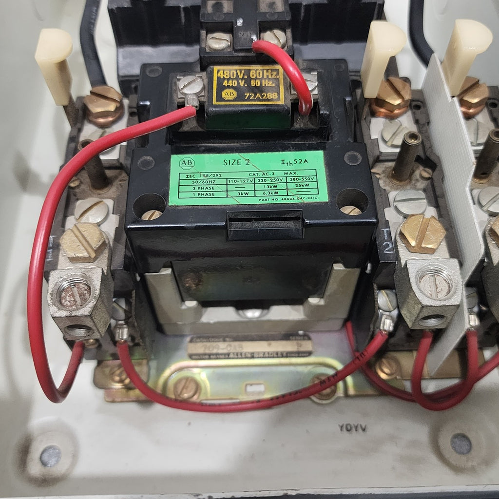 ALLEN BRADLEY CAT 709-CAB SER P MOTOR STARTER 40006-047-03 440-480V