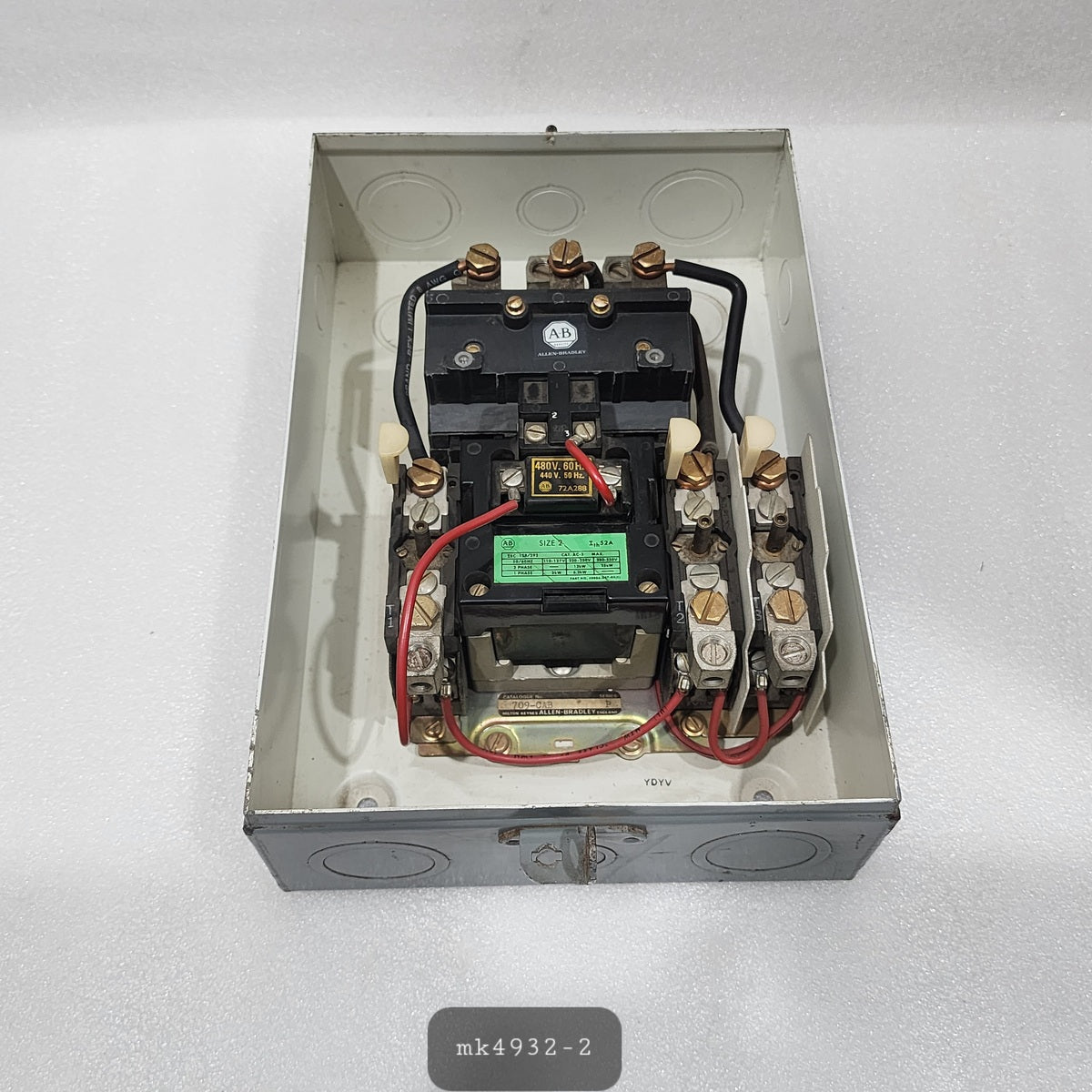 ALLEN BRADLEY CAT 709-CAB SER P MOTOR STARTER 40006-047-03 440-480V