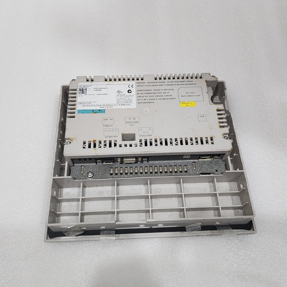 GEA WESTFALIA SEPARATOR OP177B 0005-4050-810 OPERATOR PANEL 6AV6642-5DC10-1AC0