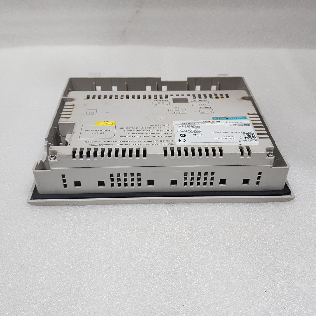 GEA WESTFALIA SEPARATOR OP177B 0005-4050-810 OPERATOR PANEL 6AV6642-5DC10-1AC0