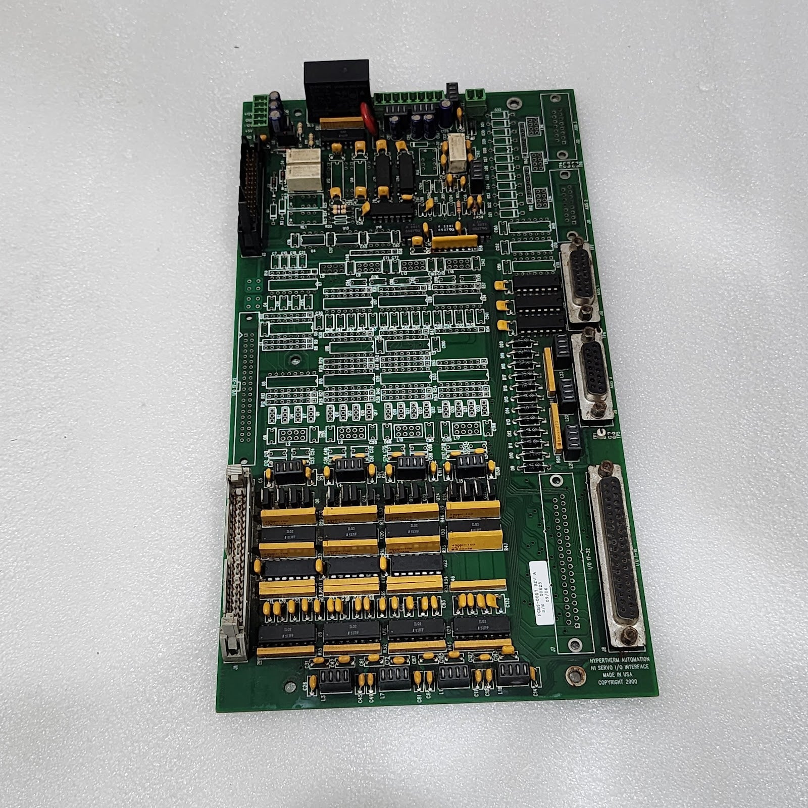 HYPERTHERM AUTOMATION PCBS-0057 REV A H1 SERVO I/O INTERFACE BOARD