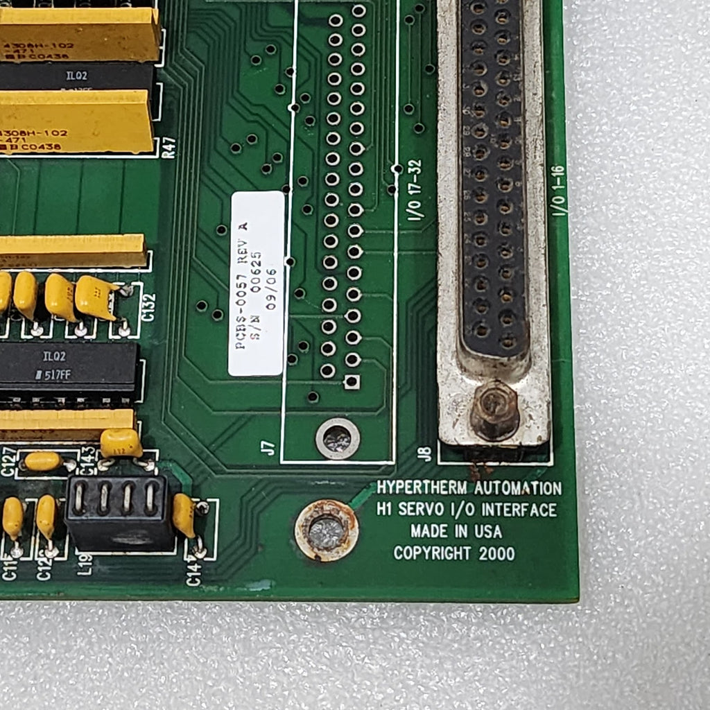 HYPERTHERM AUTOMATION PCBS-0057 REV A H1 SERVO I/O INTERFACE BOARD