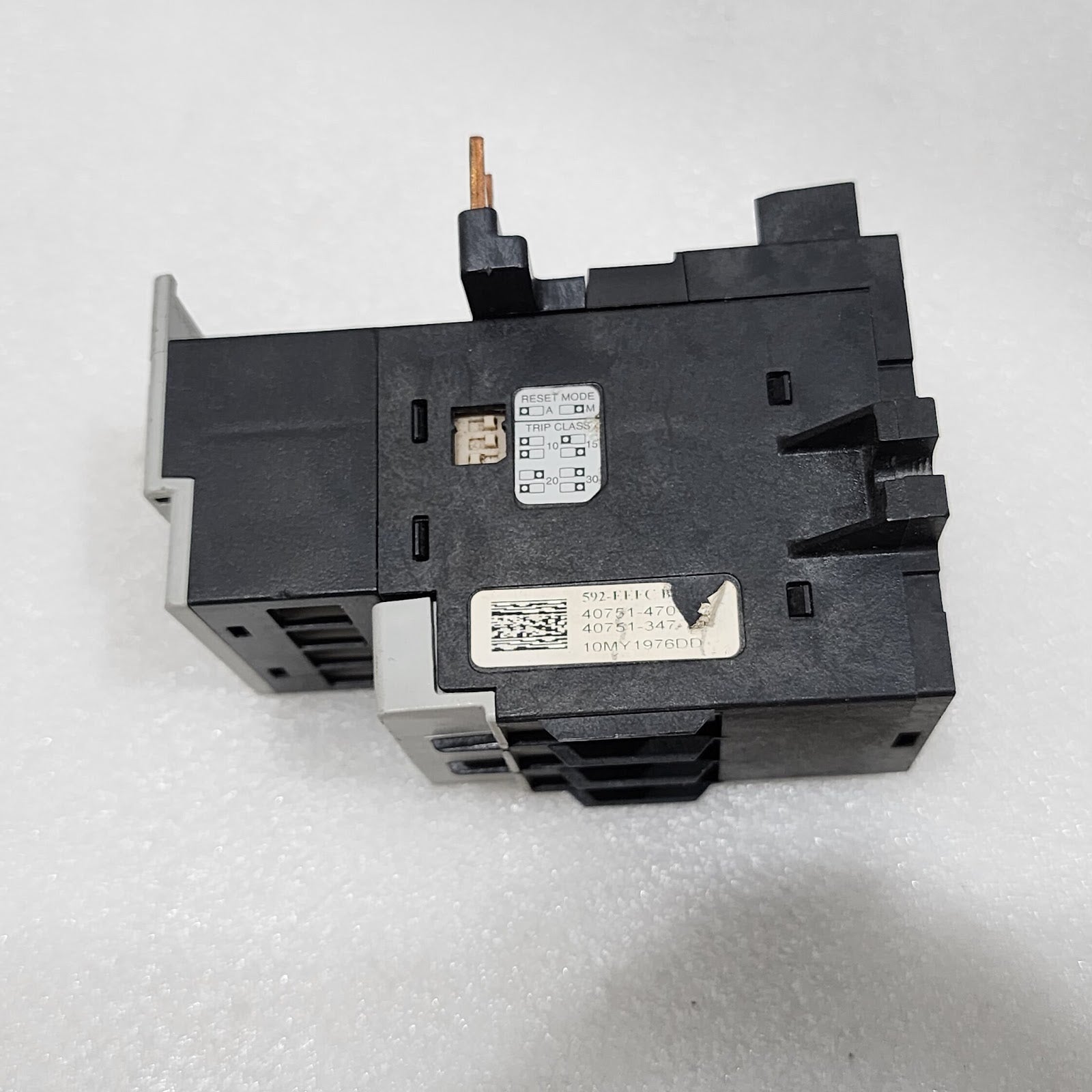 ALLEN BRADLEY CAT 592-EEFC THERMAL OVERLOAD RELAY 9-45A