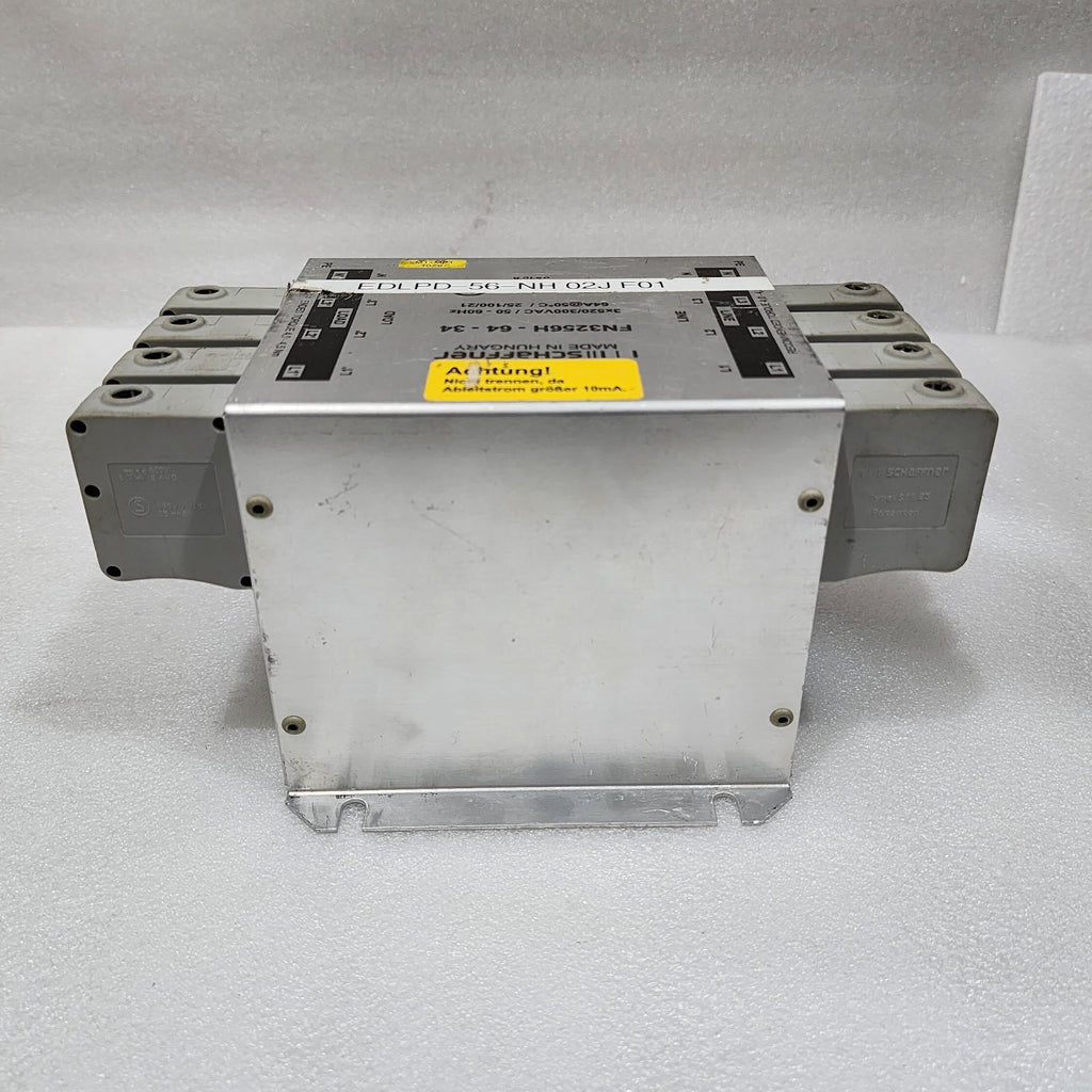 SCHAFFNER FN3256H-64-34 EMI FILTER 64A 480V 60HZ