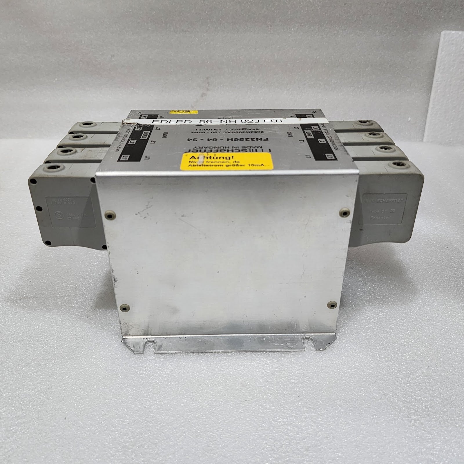 SCHAFFNER FN3256H-64-34 EMI FILTER 64A 480V 60HZ