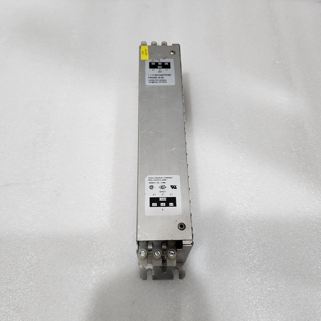 SCHAFFNER FN3258-16-45 POWER LINE FILTER EMC/RFI 0HZ TO 60HZ 16A 480VAC TERMINAL