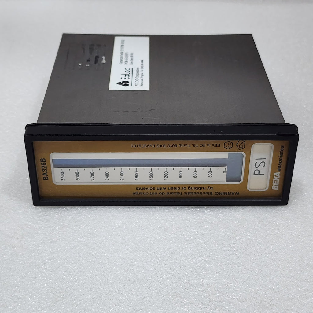 BEKA ASSOCIATES BA326B INTRINSICALLY SAFE 2-WIRE 4/20 mA COMBINED INDICATOR