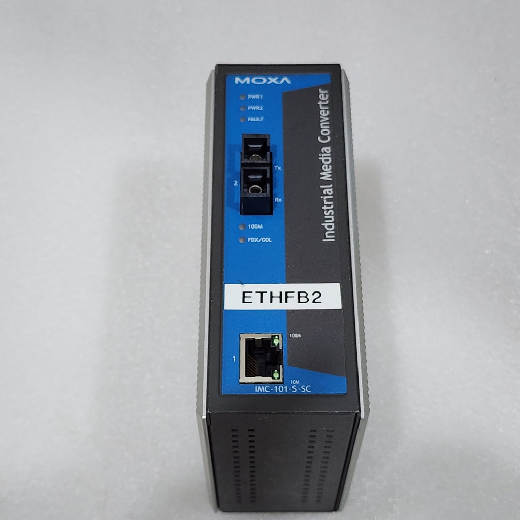 MOXA TECHNOLOGIES IMC-101-S-SC-80 ETHERNET TO FIBER MEDIA CONVERTERS
