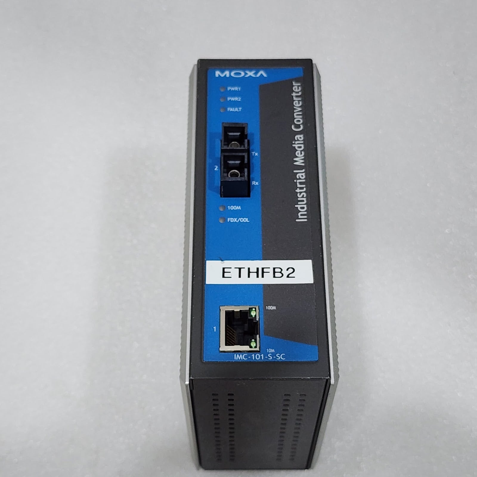 MOXA TECHNOLOGIES IMC-101-S-SC-80 ETHERNET TO FIBER MEDIA CONVERTERS