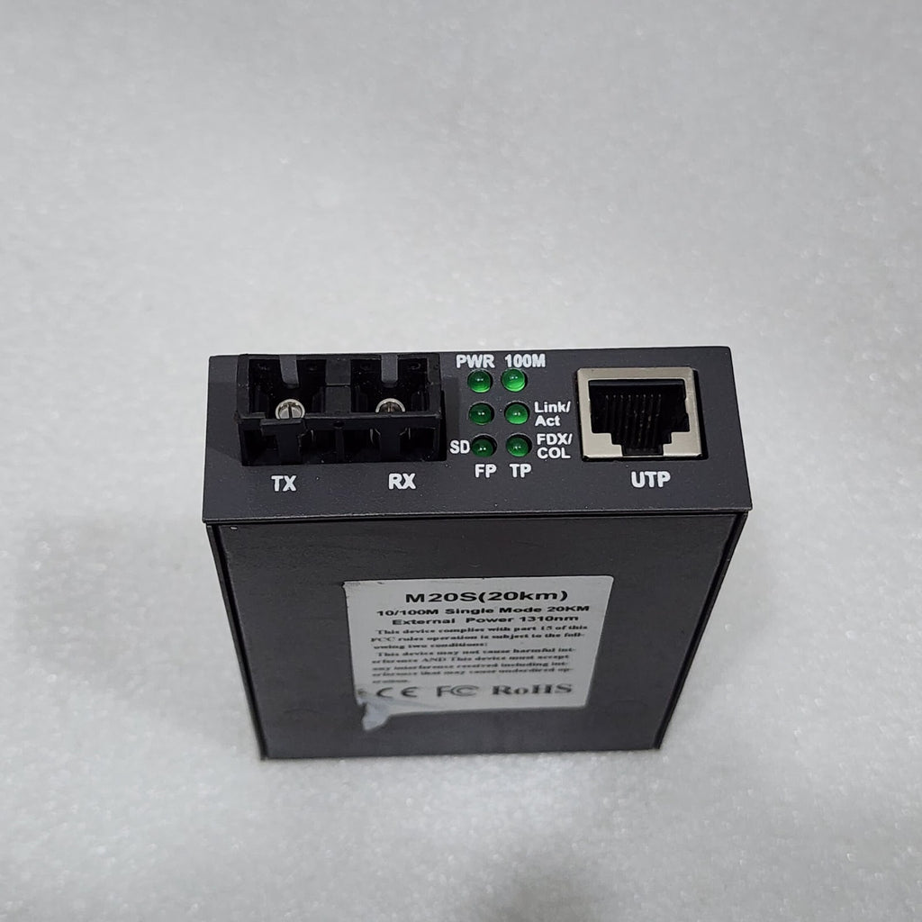 MX TECHNOLOGIES M20S PWR 100M SINGLE MODE MEDIA CONVERTER
