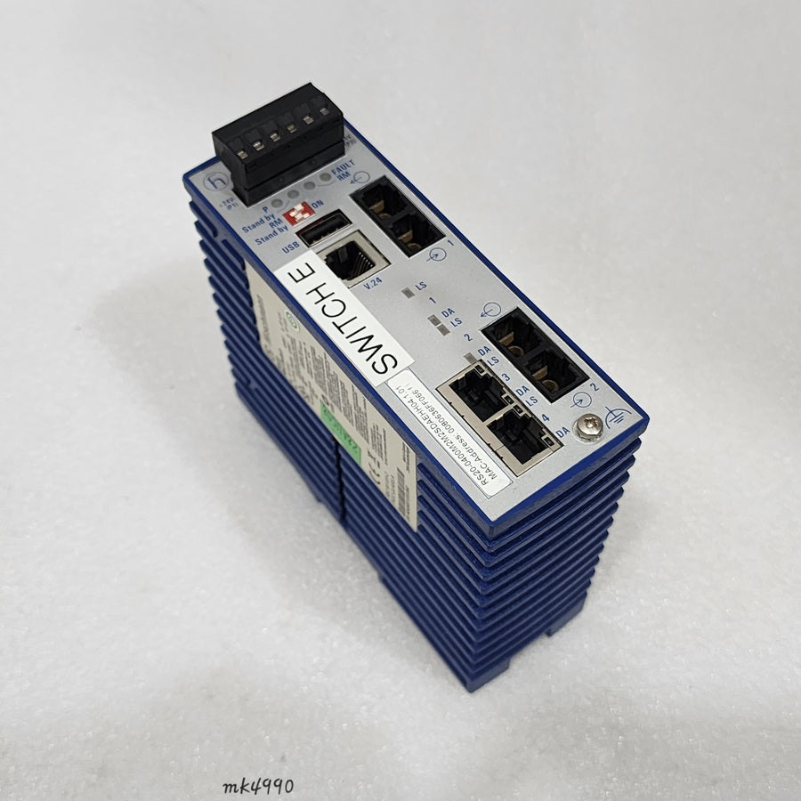 HIRSCHMANN RS20 INDUSTRIAL ETHERNET SWITCH RS20-0400M2M2SDAEHH04.1.01