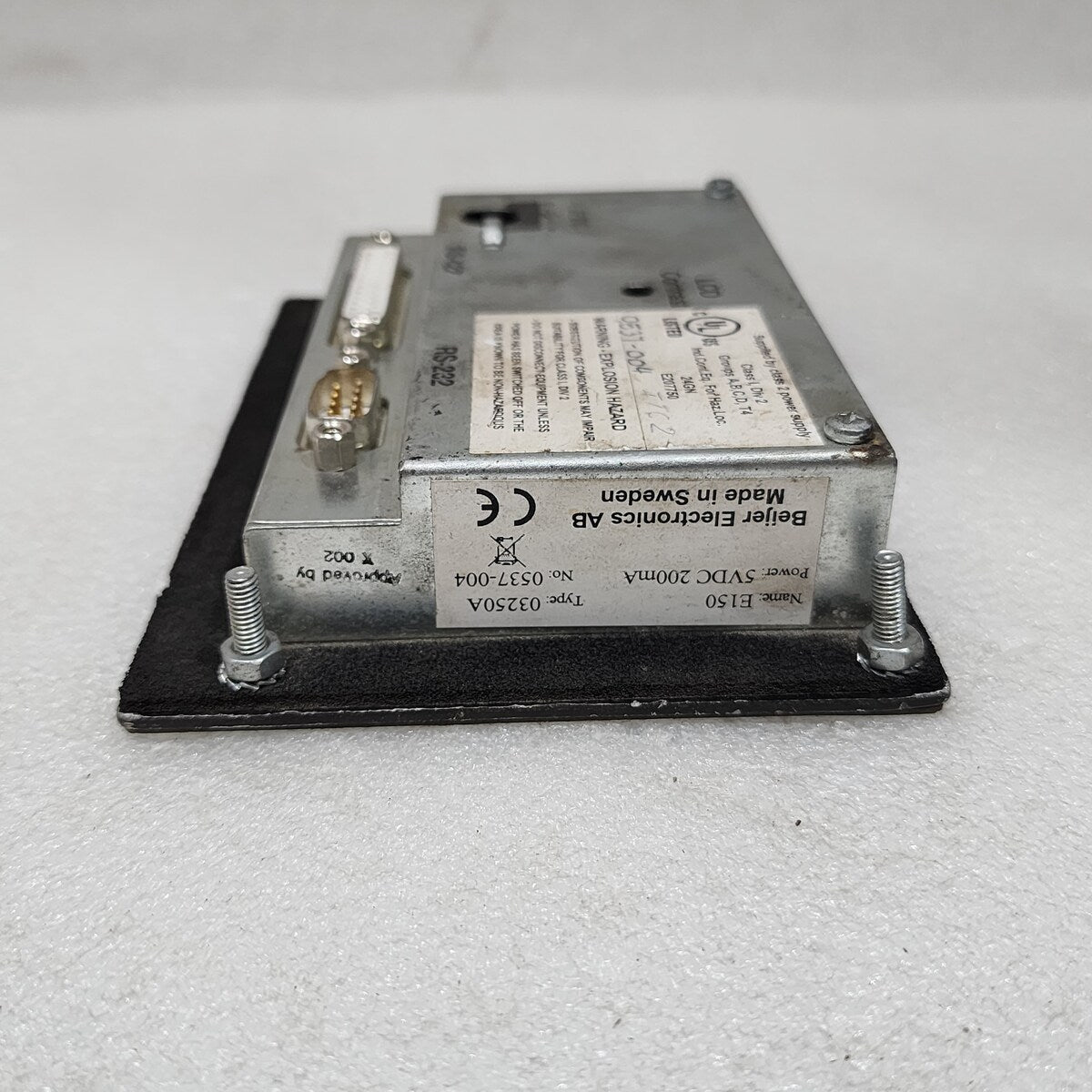 BEIJER E150 OPERATOR PANEL 03250A 5VDC 0537-004