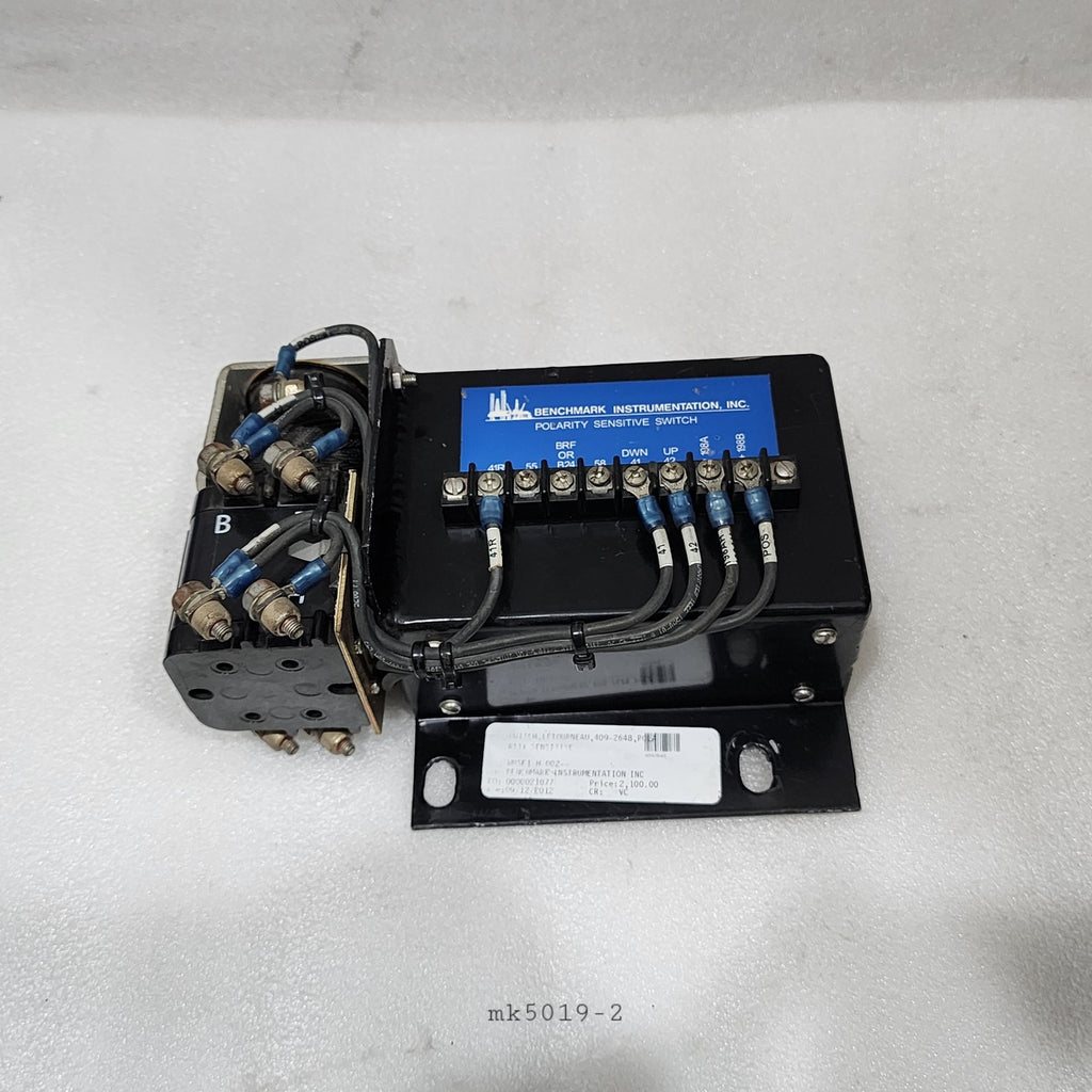 BENCHMARK INSTRUMENTATION INC 409-2648 POLARITY SENSITIVE SWITCH