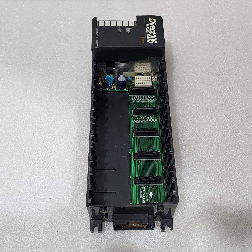 KOYO D2-06BDC1-1 DIRECT LOGICE 205 POWER SUPPLY WITH RACK
