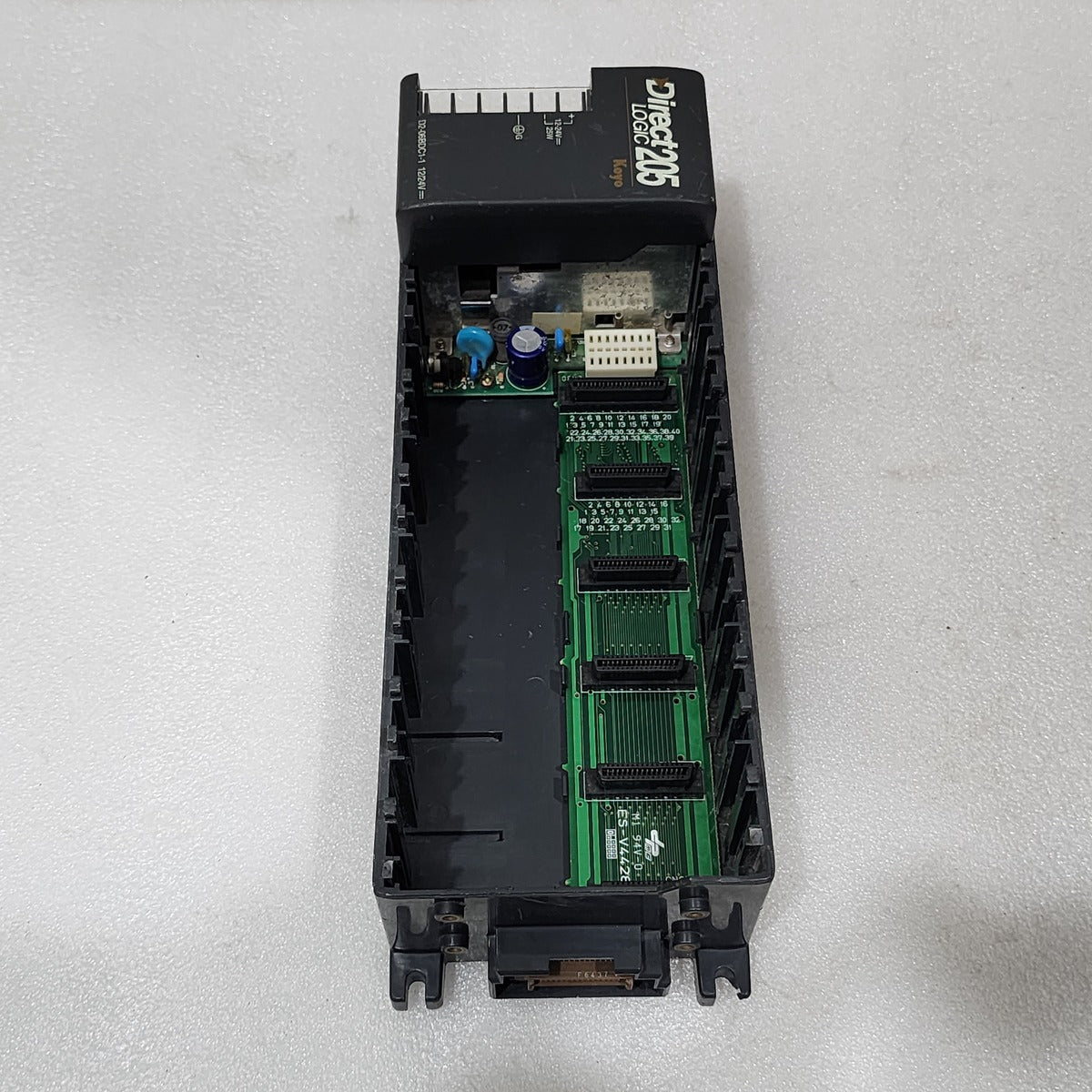 KOYO D2-06BDC1-1 DIRECT LOGICE 205 POWER SUPPLY WITH RACK