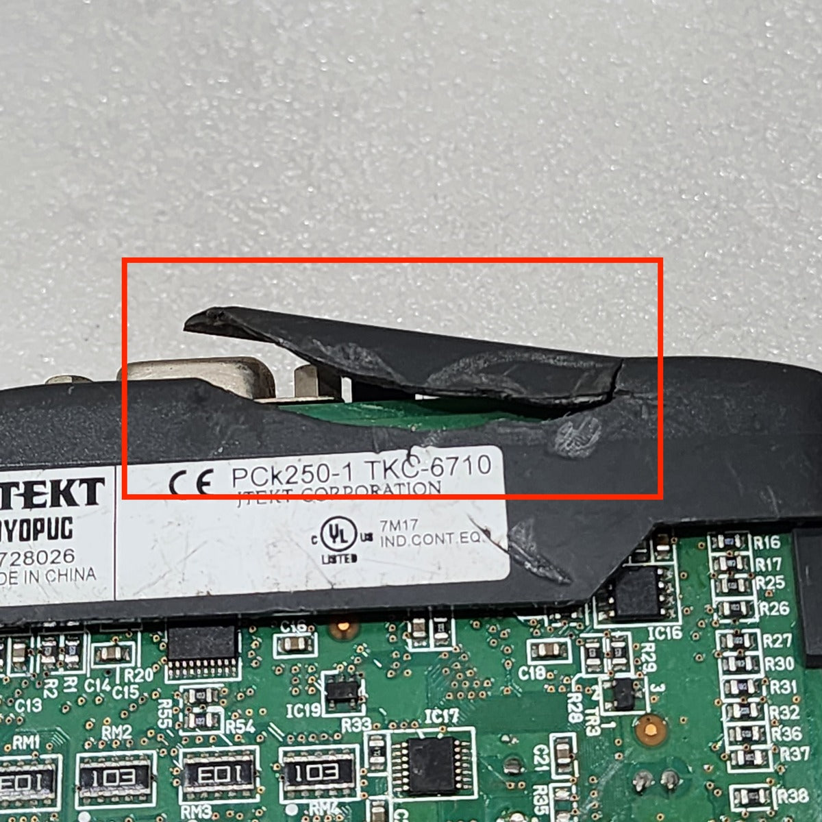 JTEKT TOYOPUC PCK250-1 CPU TKC-6710 OUTER BODY BROKEN