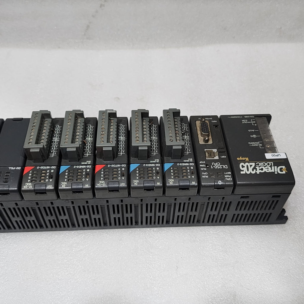KOYO PLC DL250-1 CPU D2-09B PS D2-16ND3-2 IN D2-16TD2-2 OUT