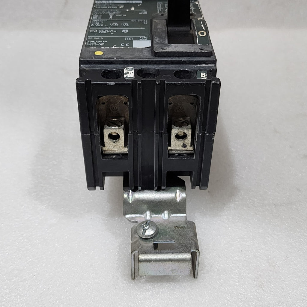 SQUARE D FA 15 A  CIRCUIT BREAKER 15A FA26015AB FA/LA MOLDED CASE CIRCUIT BREAKE