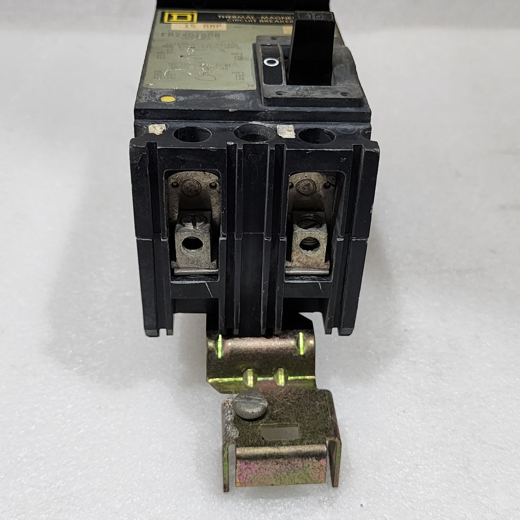SQUARE D FA24015AB FA/LA MOLDED CASE CIRCUIT BREAKER 15A