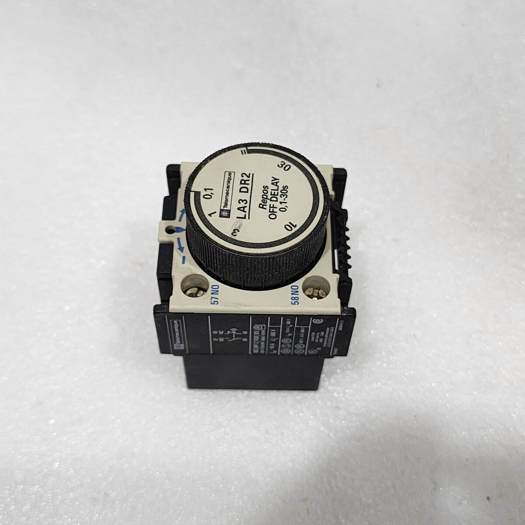 TELEMECANIQUE LA3 DR2 OFF DELAY TIMER RANGE 0.1-30S