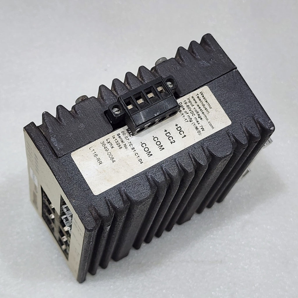 WESTERMO LYNX 3649-0084 ETHERNET SWITCH 19-60VDC