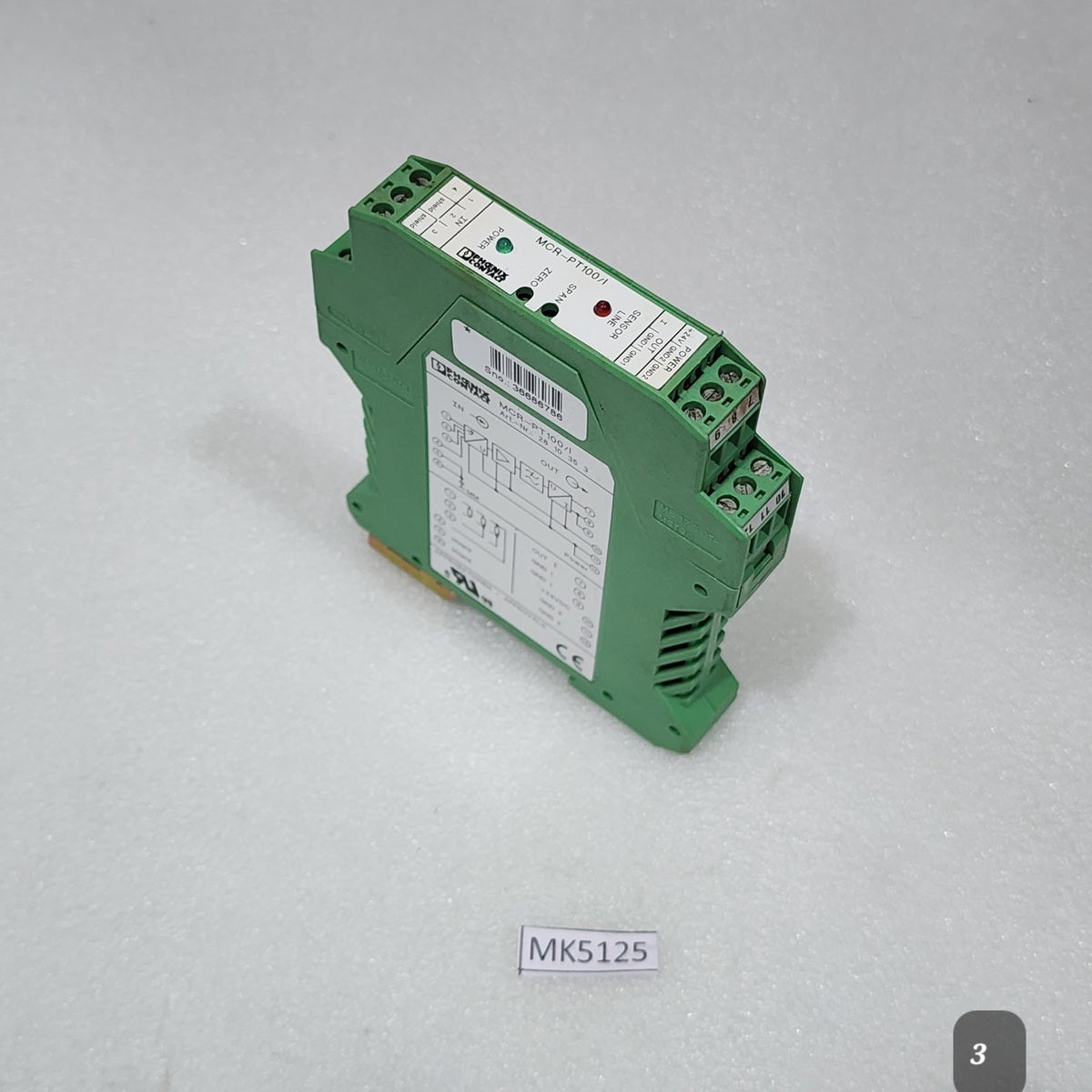 PHOENIX CONTACT MCR-PT100/I RESISTANCE THERMOMETER MEASURING TRANSDUCER 2810353