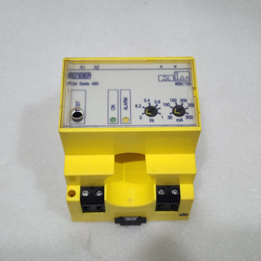 BENDER RCM SERIE 460 RCM465Y-13 RESIDUAL CURRENT MONITOR B94012033 90-132V