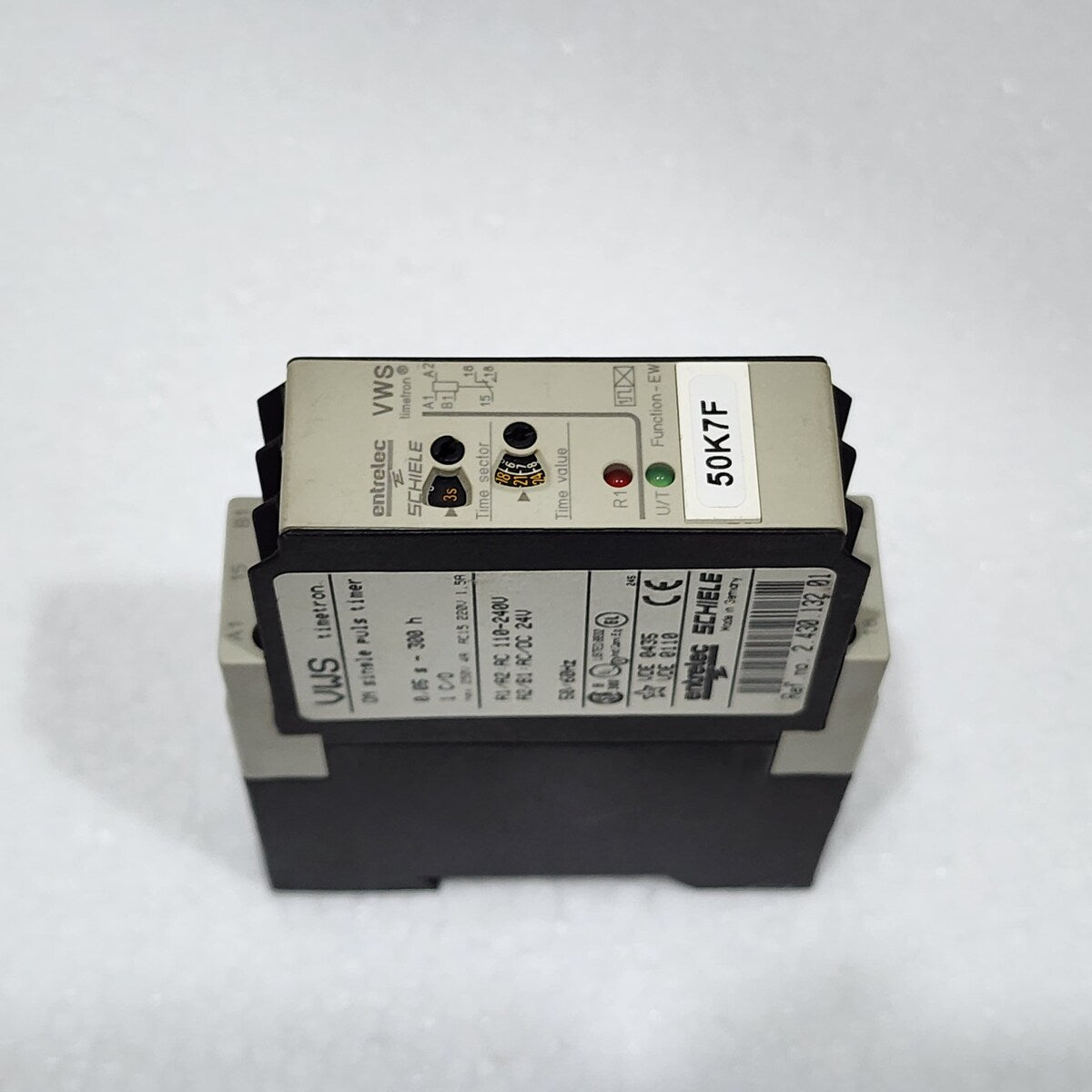 SCHIELE VWS 2.430.132.01 ON SINGLE PULS TIMER 0.05S-300H 110-240V