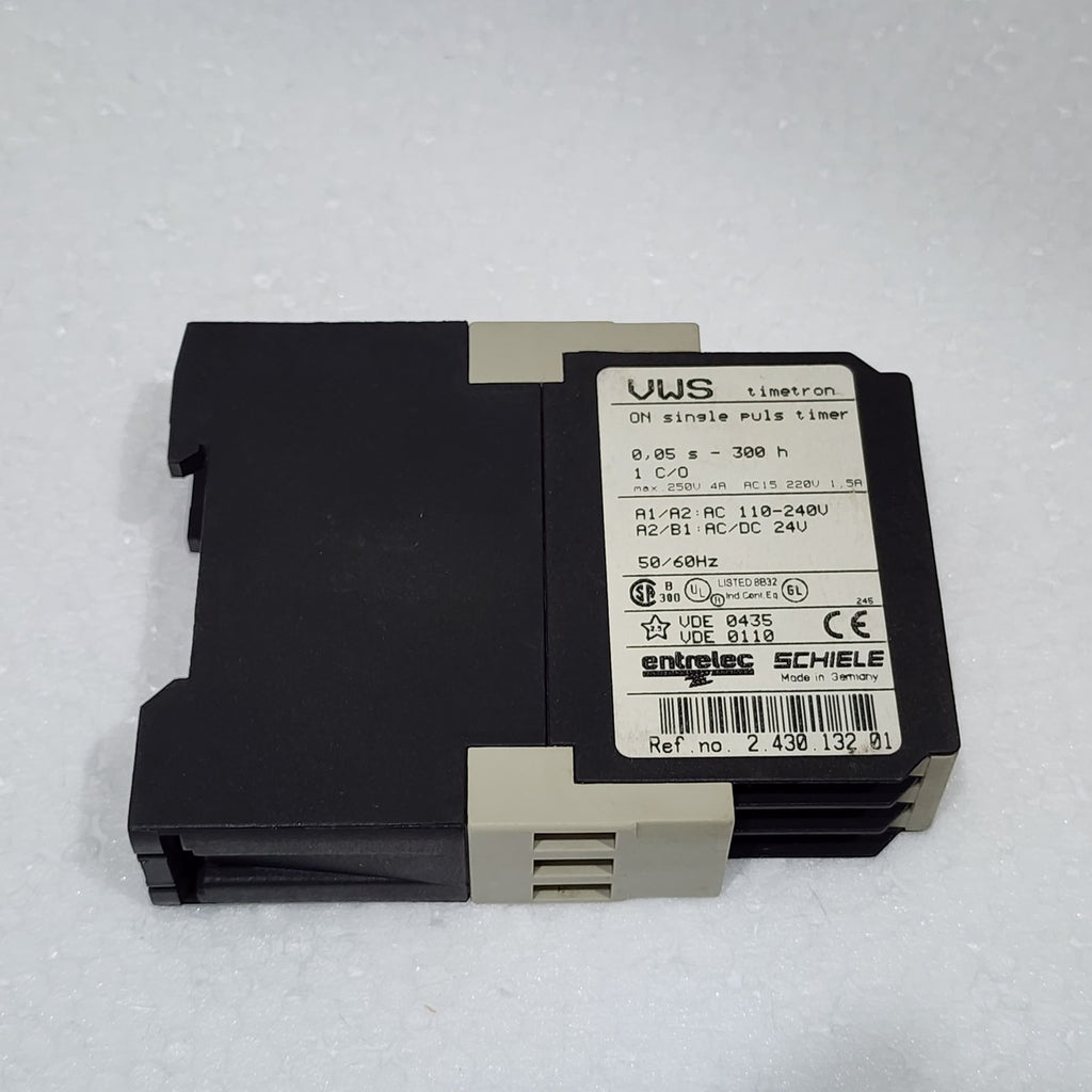 SCHIELE VWS 2.430.132.01 ON SINGLE PULS TIMER 0.05S-300H 110-240V