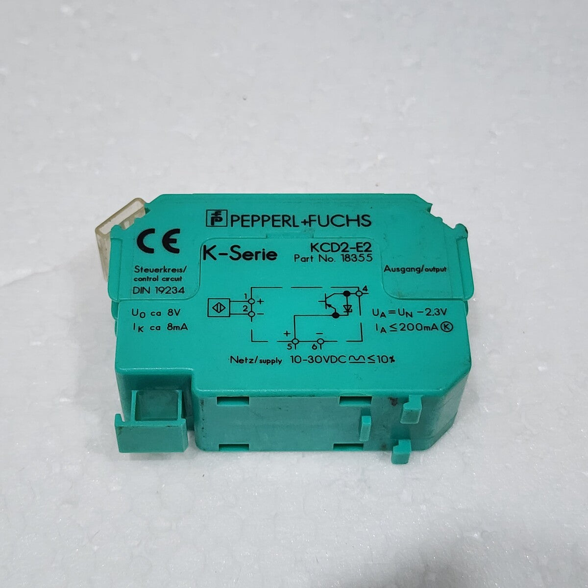 PEPPERL + FUCHS KCD2-E2 SENSOR OUTPUT INTERFACE TERMINAL 18355