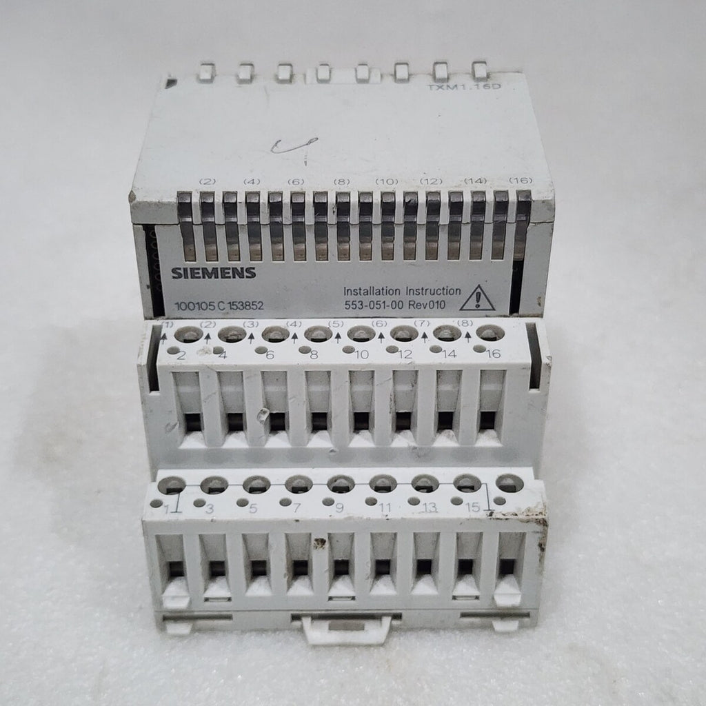 SIEMENS TXM1.16D 16 CH DIGITAL INPUT MODULE