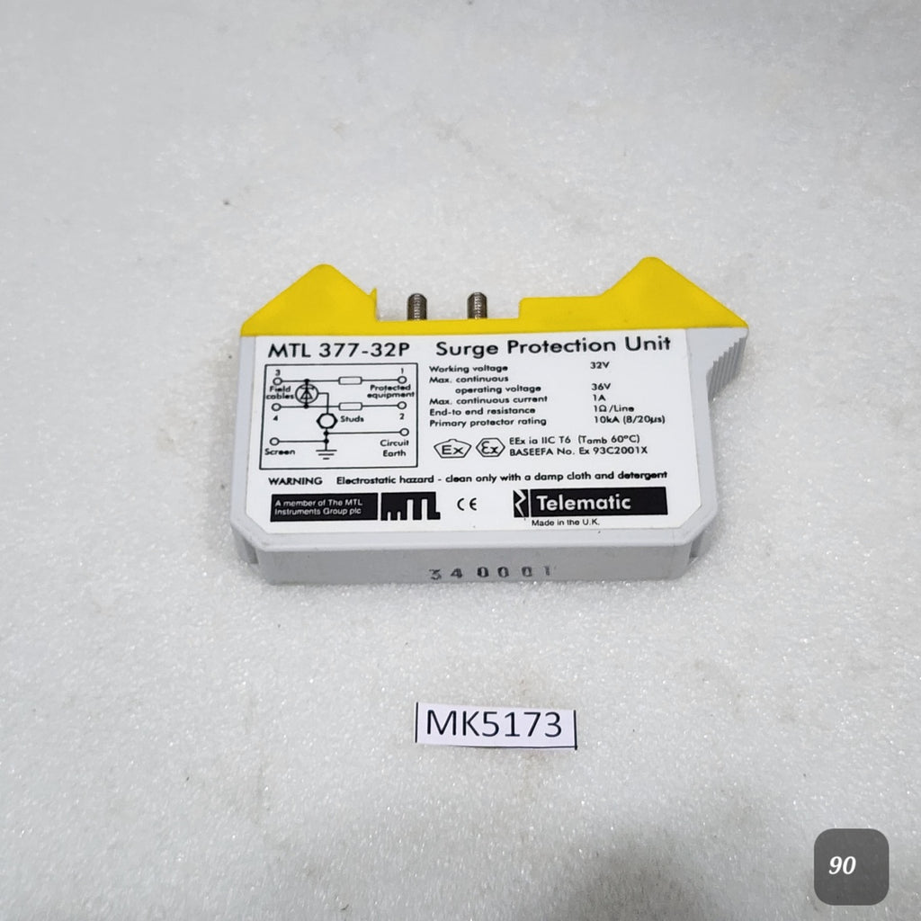 TELEMATIC MTL 377-32P SURGE PROTECTION UNIT MEASUREMENT TECHNOLOGY
