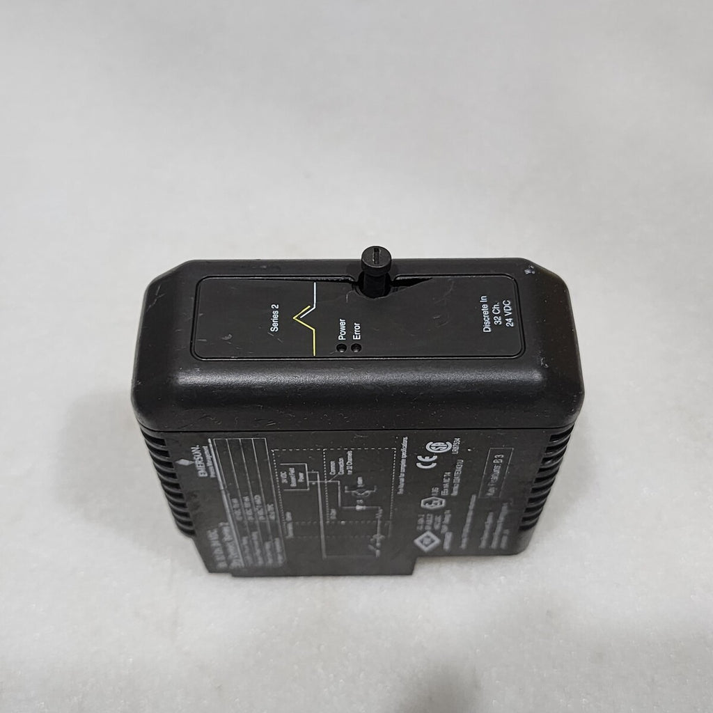 EMERSON KJ3203X1-BA1 32 CH DISCRETE INPUT MODULE 24VDC PMS001279