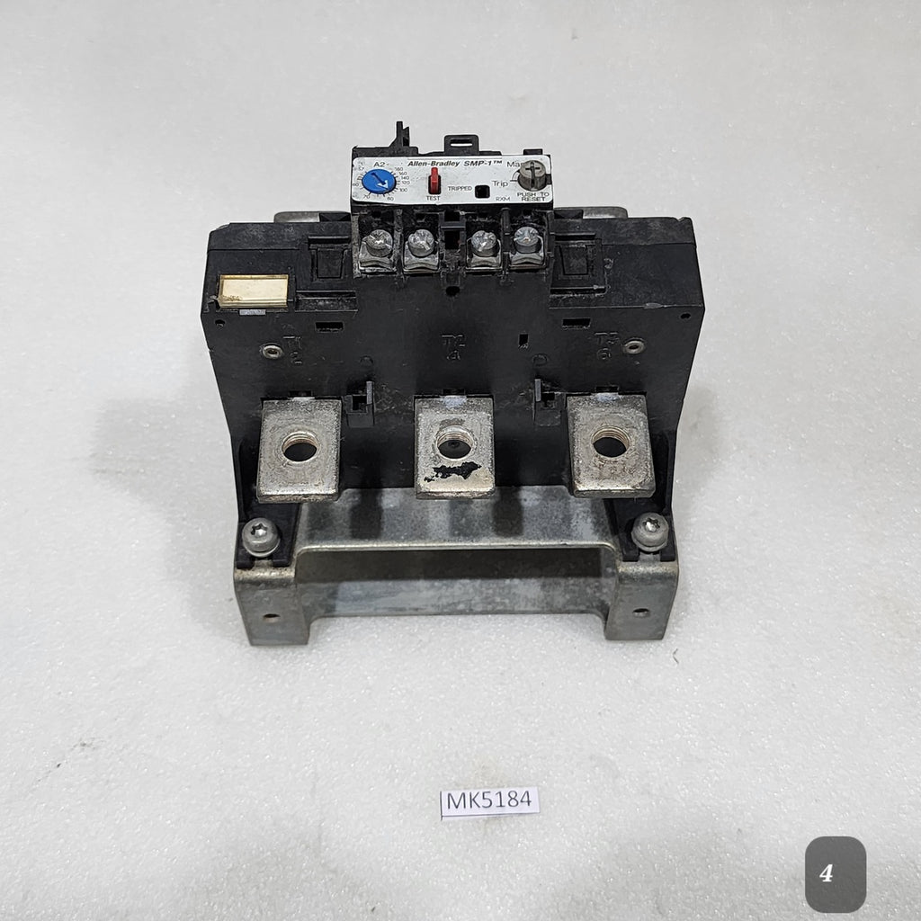 ALLEN BRADLEY CAT 592-A2ME SER B THERMAL OVERLOAD RELAY 57-180A