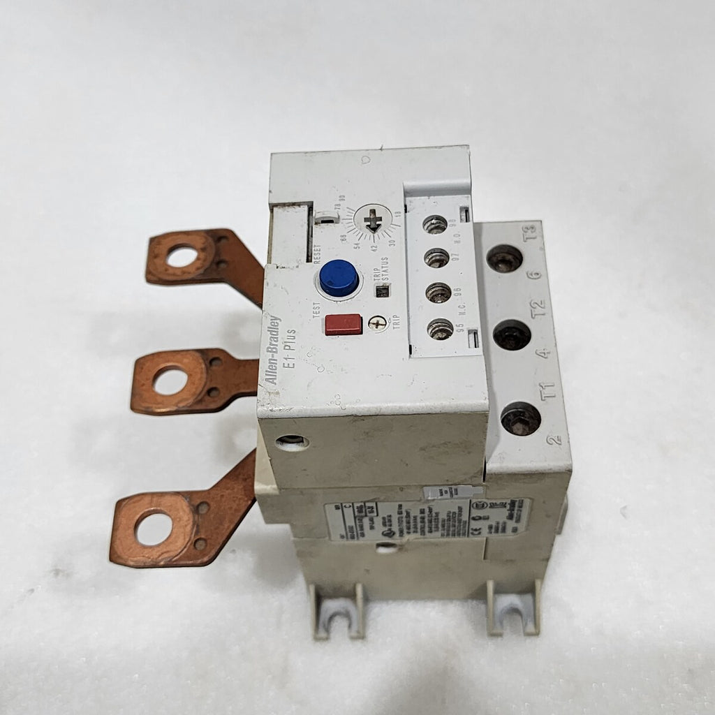 ALLEN BRADLEY E1 PLUS CAT 592-EEGD SER B OVERLOAD RELAY 18-90A