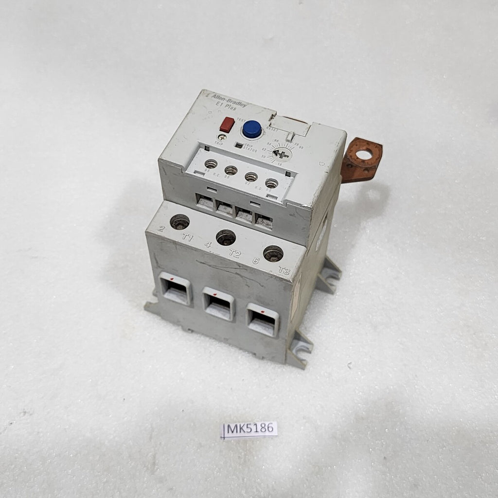 ALLEN BRADLEY E1 PLUS CAT 592-EEGD SER B OVERLOAD RELAY 18-90A